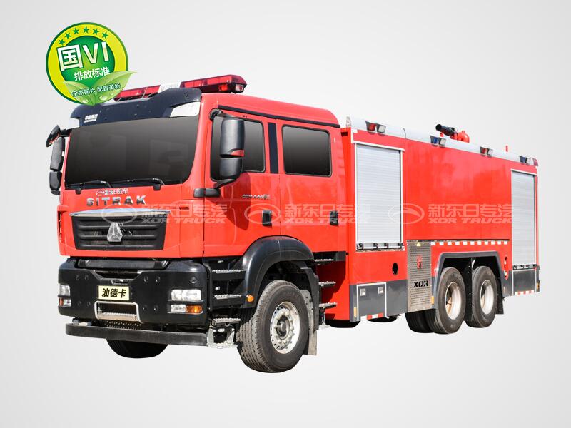 15噸泡沫消防車(chē)-15噸 汕德卡后雙橋泡沫消防車(chē)
